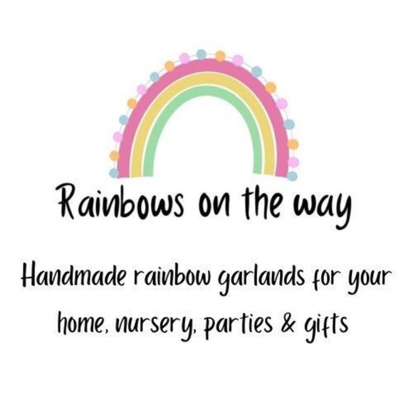 Rainbow Garland, Rainbow Garland Nursery, Rainbow Garland Baby Room Garland - Picture 8 of 8